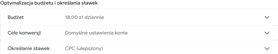 ustalanie stawek google ads
