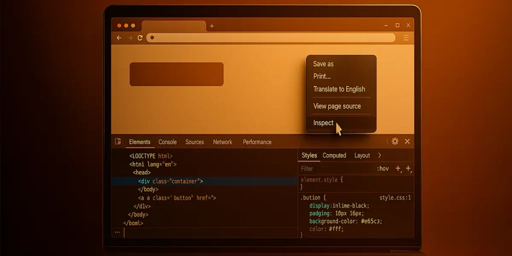 Chrome DevTools dla SEO i&nbsp;UX – przewodnik po&nbsp;funkcji „Zbadaj element”